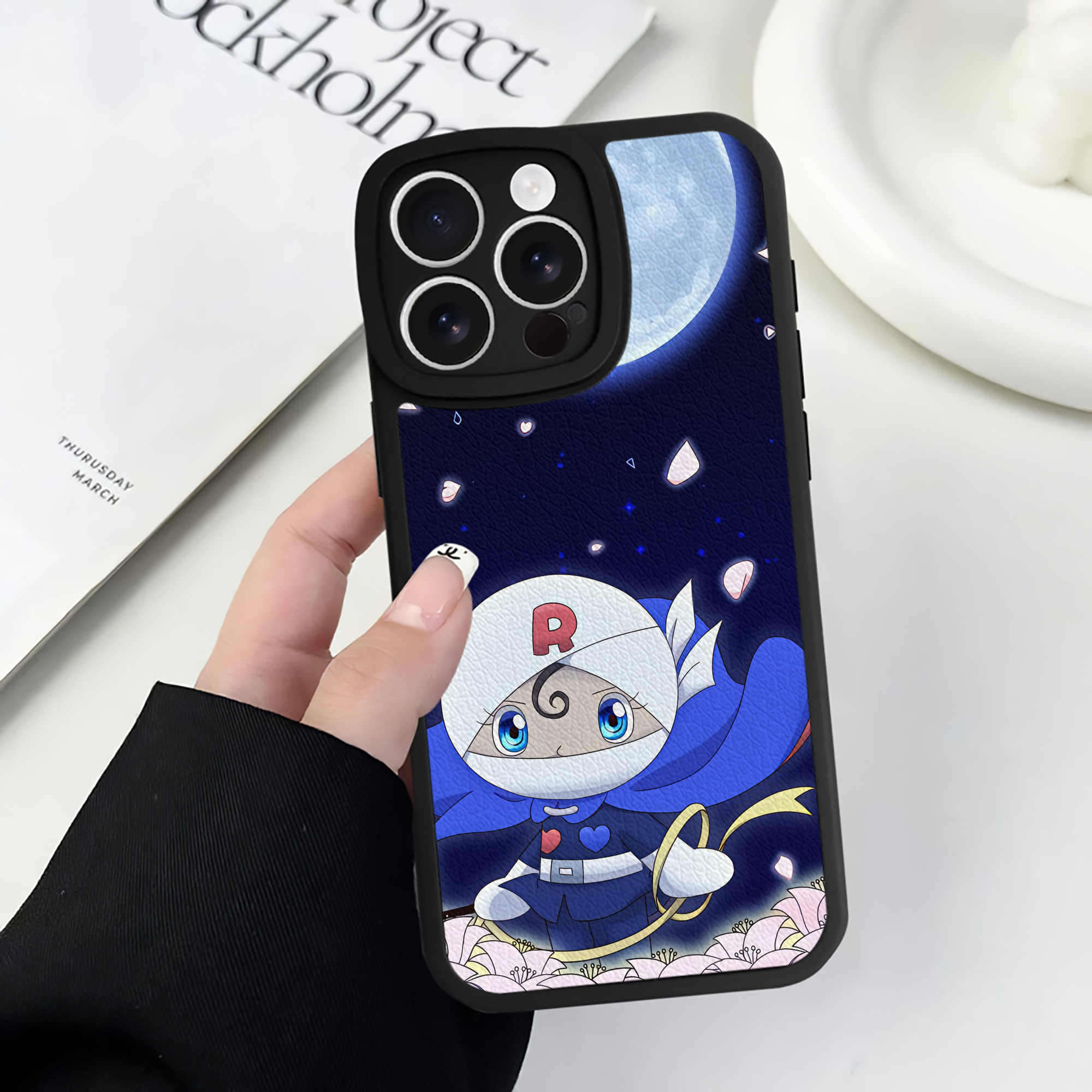 （画像用） アンパンマン Anpanman 【iPhone 16シリーズ対応】シリコンスマホケース（レザー調） 材質：シリコン
